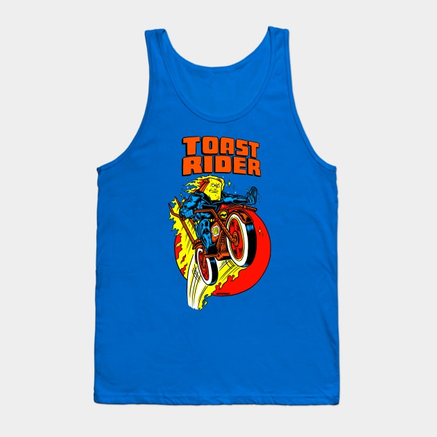 Toast Rider Tank Top by harebrained